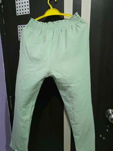 Solid Trouser With Tie Up