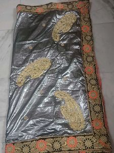 Beautiful Heavy Saree With Blouse 🤩