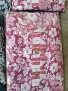 Combo Pack 4... Piece Sets Kurtis With Pants Pure