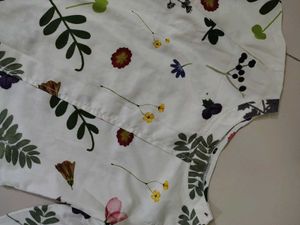 White Floral Top