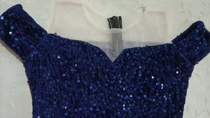 Sparkly Navy Blue Dress