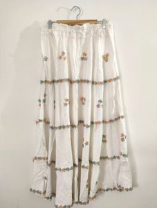 Embroidered Maxi Skirt