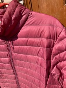 Pink Long Puffer Jacket
