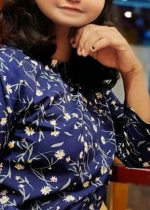 Blue Colour Floral Top💙