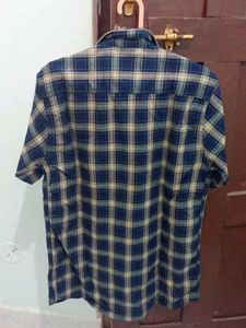 Red &amp; White Plaid Casual Shirt
