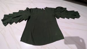 Olive Green Top
