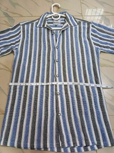 DEFENDER Striped half sleeve Shirt