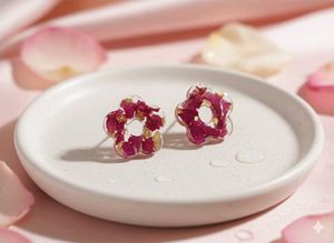 Floral Resin Earrings