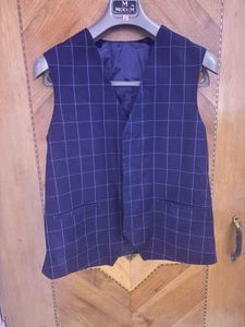 Blue Man Plaid 3 Peice Suit