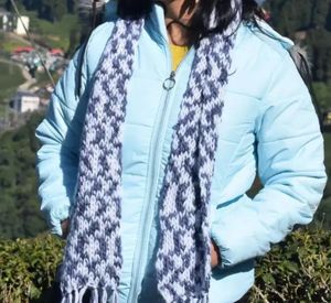 Sky Blue Puffy Winter Jacket✨✨✨✨