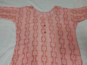 Peach Colour Kurti 💞