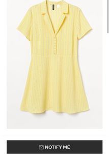 Yellow Shirt Dress