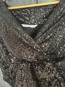 Zara Sequin Top