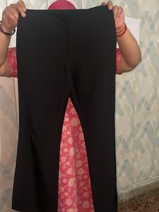 Black Flared Pants