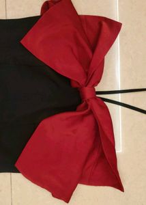 Bow Detail Mini Dress