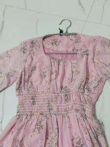 Floral Print A line Dress For Women