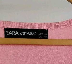 Pink Knit Cardigan