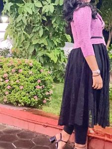 Pink &amp; Black Dress