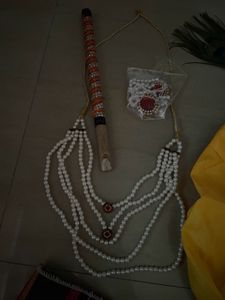 Krishna Dress For Kids With Jewellery