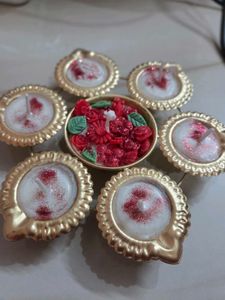 Decorative Center Piece Candle With Fragnance