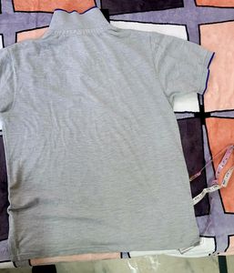 Adidas Grey Collar T Shirt