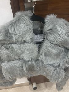 Faux Fur Cropped Jacket