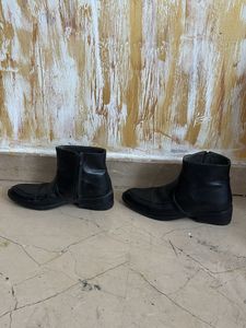 Black Leather Boots