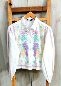 Tropical Embroidered Shirt-40