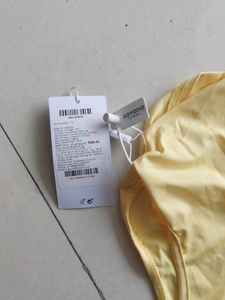 Yellow Tie-Strap Tank Top