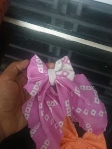 Handmade Headbands - Pink &amp; Peach