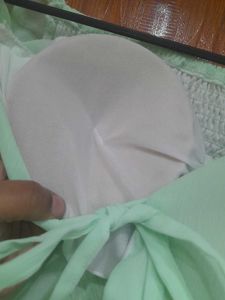 Mint off shoulder top