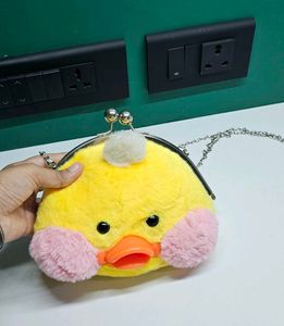 Duck Plush Sling Bag