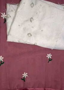 Floral Embroidered Saree