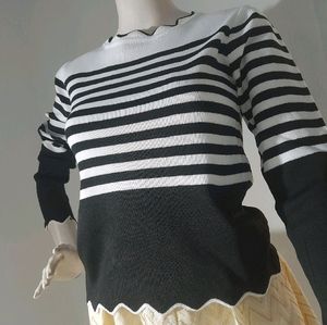 Price Drop | Black And White Tshirt
