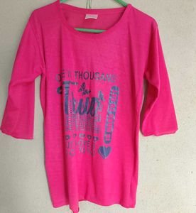Pink Graphic Tee