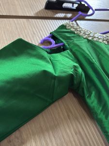 Green Ethnic Gown