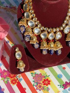 Elegant Kundan Necklace Set
