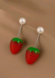 Strawberry Pearl Earrings