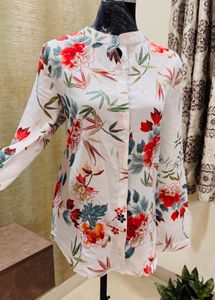 Floral Print Shirt Regular Fit