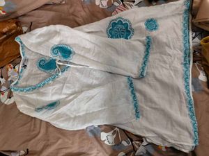 Deep Neck Cute Short Kurti