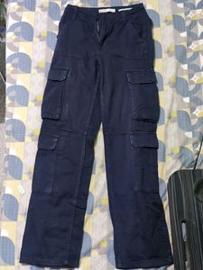 Navy Blue Cargo Pants