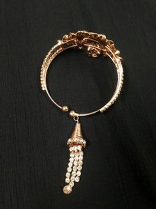 Rose Gold Bracelet With White Stone For Womens/Girls 👀👌