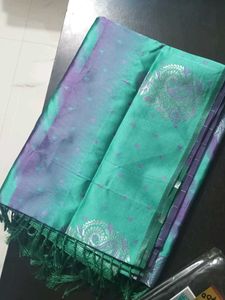 Elegant Blue Silk Saree