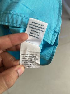 Peter England Blue Shirt