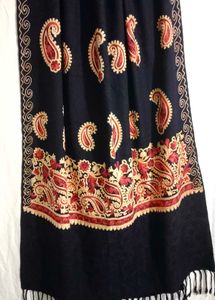 New Kashmiri Embroidered Woollen Shawl For Women