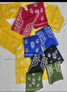 Pure Lakhnawi Kurti Set
