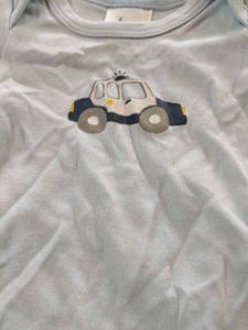 Baby Blue Car Onesie