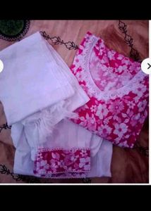 Floral Print Kurta Set