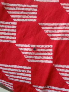 Red &amp; White Salwar Suit
