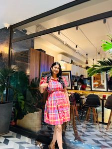 Plaid Mini Dress